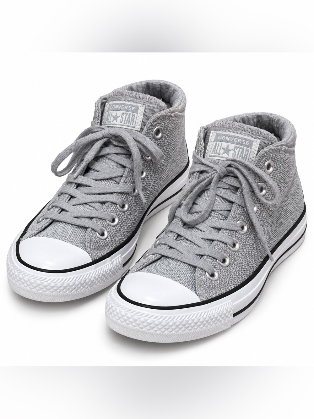 Converse Madison Mid Silver Shimmer Sneakers Indie Sleaze Women’s 5